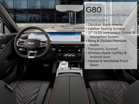 New 2025 Genesis G80 3.5T Sport image 17