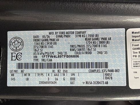 Used 2026 Ford F150 Tremor w/ Tow/Haul Package AWD/4WD image 41
