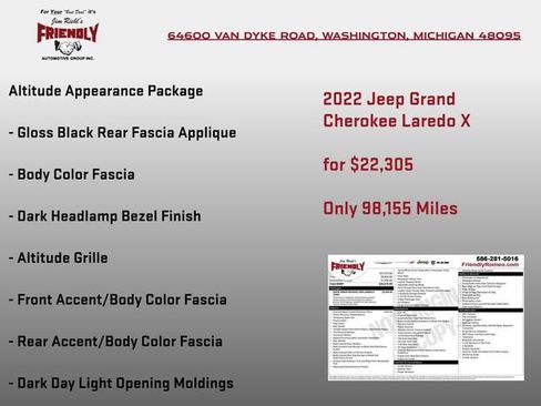 Used 2022 Jeep Grand Cherokee Laredo X AWD/4WD image 5