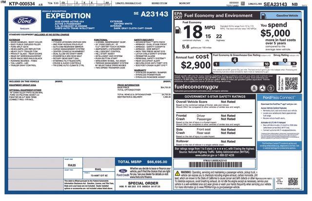 Used 2025 Ford Expedition Active AWD/4WD image 8