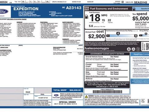 Used 2025 Ford Expedition Active AWD/4WD image 8