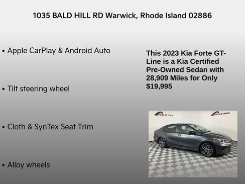 Certified 2023 Kia Forte GT-Line image 20