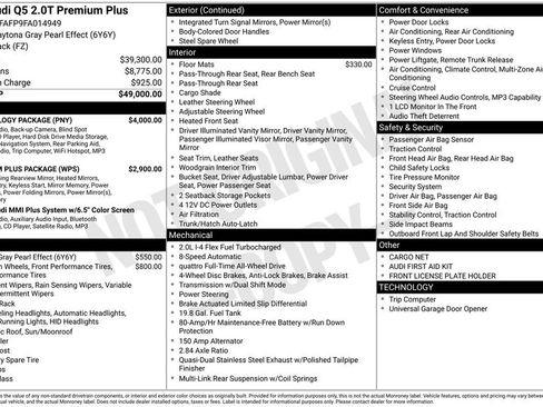 Used 2015 Audi Q5 2.0T Premium Plus w/ Technology Package image 15