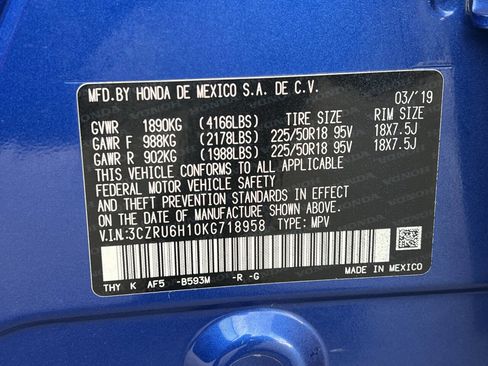 Used 2019 Honda HR-V Sport image 35