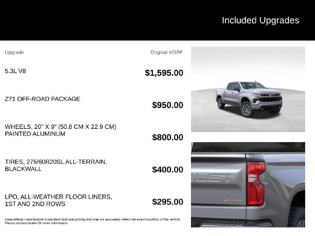 New 2026 Chevrolet Silverado 1500 RST w/ Z71 Off-Road Package AWD/4WD image 5