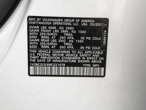 Used 2021 Volkswagen Atlas Cross Sport SEL image 49