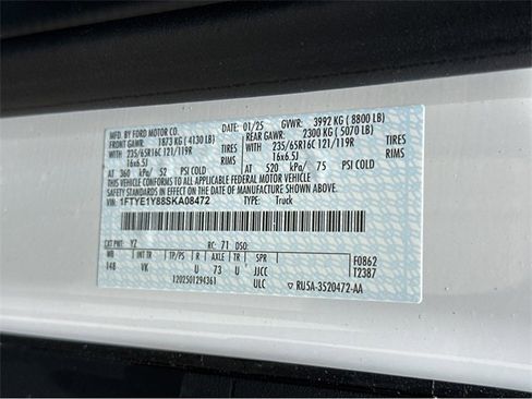 New 2025 Ford Transit 150 Low Roof w/ Load Area Protection Package image 20