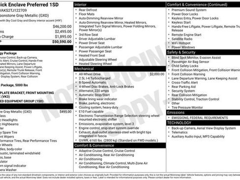 New 2026 Buick Enclave Preferred image 36