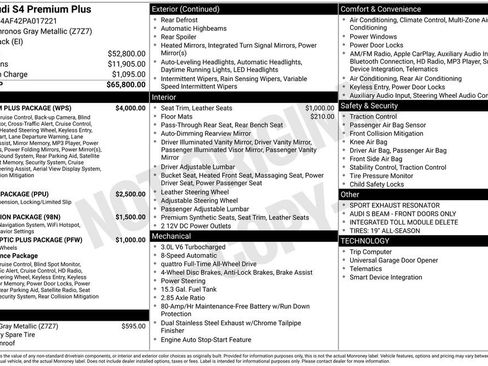 Used 2023 Audi S4 Premium Plus w/ Premium Plus Package image 11