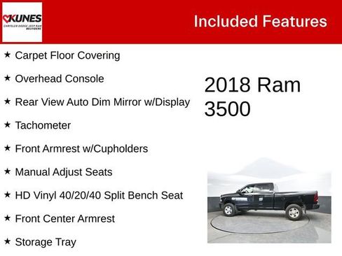 Used 2018 RAM 3500 Tradesman w/ Popular Equipment Group AWD/4WD image 4