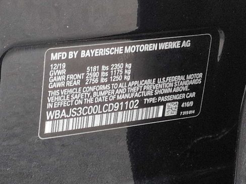 Used 2020 BMW 540i xDrive w/ M Sport Package AWD/4WD image 38