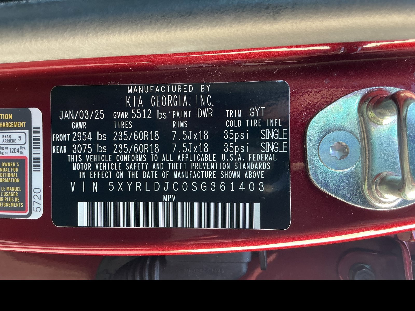 Used 2025 Kia Sorento S AWD/4WD image 30