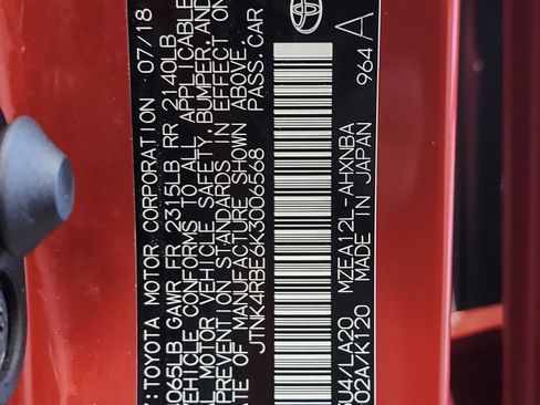 Used 2019 Toyota Corolla XSE FWD image 32