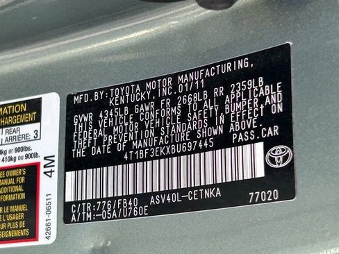 Used 2011 Toyota Camry LE image 31