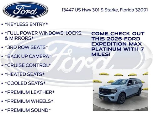 New 2026 Ford Expedition Max Platinum AWD/4WD image 10