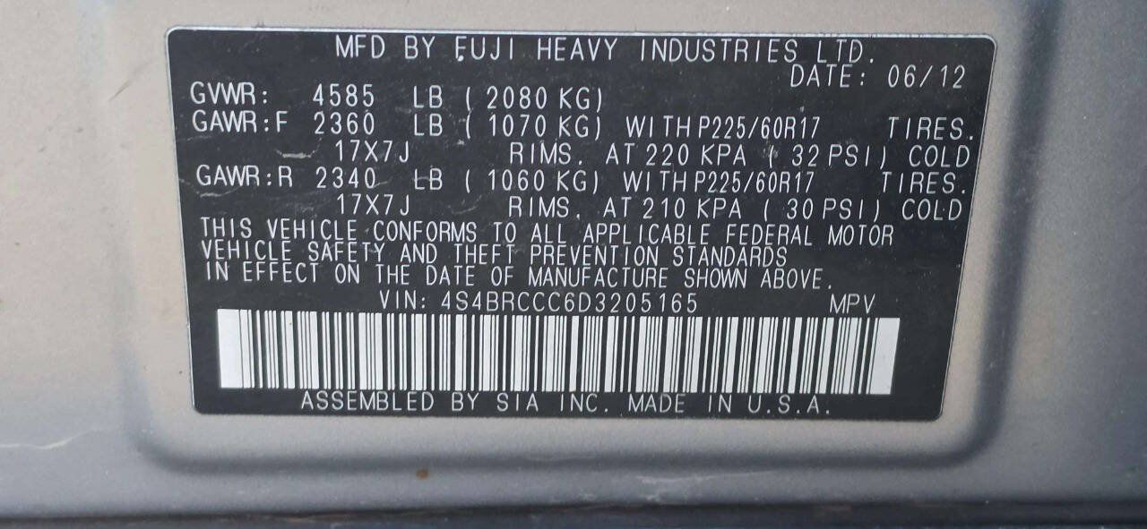 Used 2013 Subaru Outback 2.5i Premium w/ Popular Pkg 1B AWD/4WD image 10
