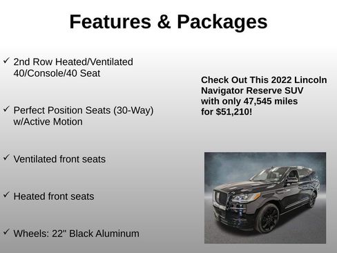 Used 2022 Lincoln Navigator Reserve image 8