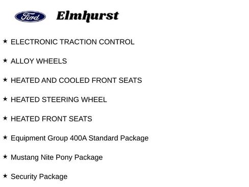 Certified 2025 Ford Mustang GT Premium w/ Mustang Nite Pony Package RWD image 9