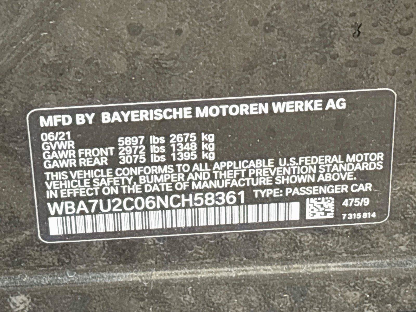 Used 2022 BMW 750i xDrive AWD/4WD image 24