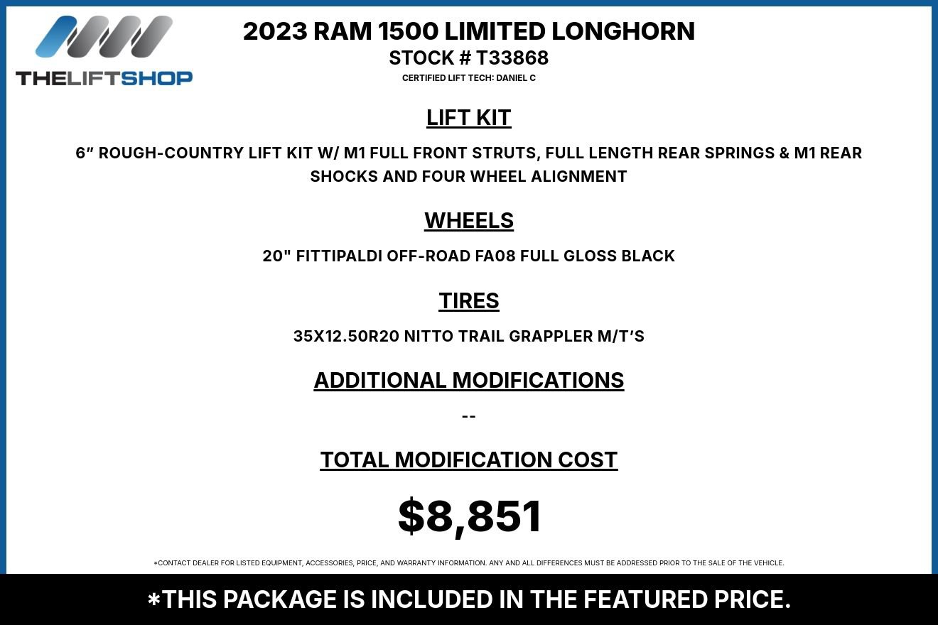 Used 2023 RAM 1500 Limited AWD/4WD image 2