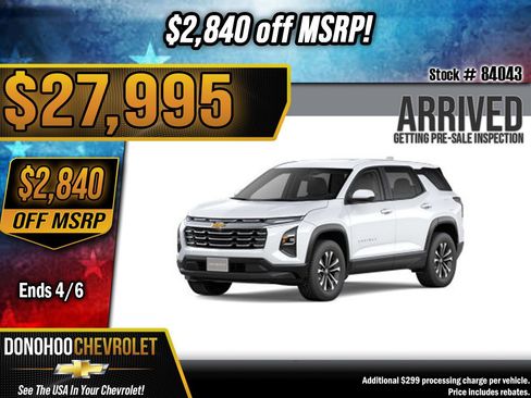 New 2026 Chevrolet Equinox LT image 1