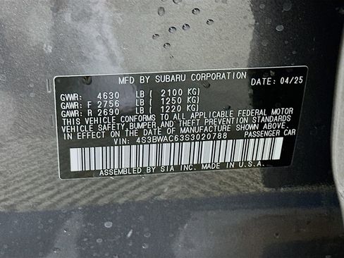 Used 2025 Subaru Legacy Premium w/ Popular Package #1 image 27