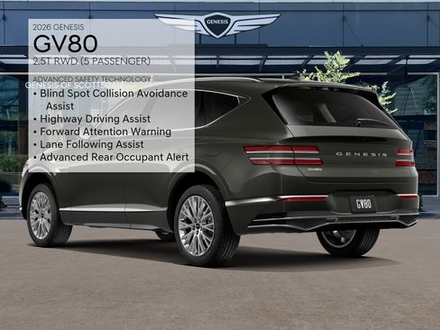 New 2026 Genesis GV80 2.5T RWD image 7