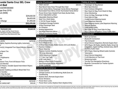 Used 2024 Hyundai Santa Cruz SEL w/ Activity Package FWD image 9