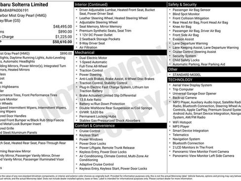 Used 2023 Subaru Solterra AWD image 8