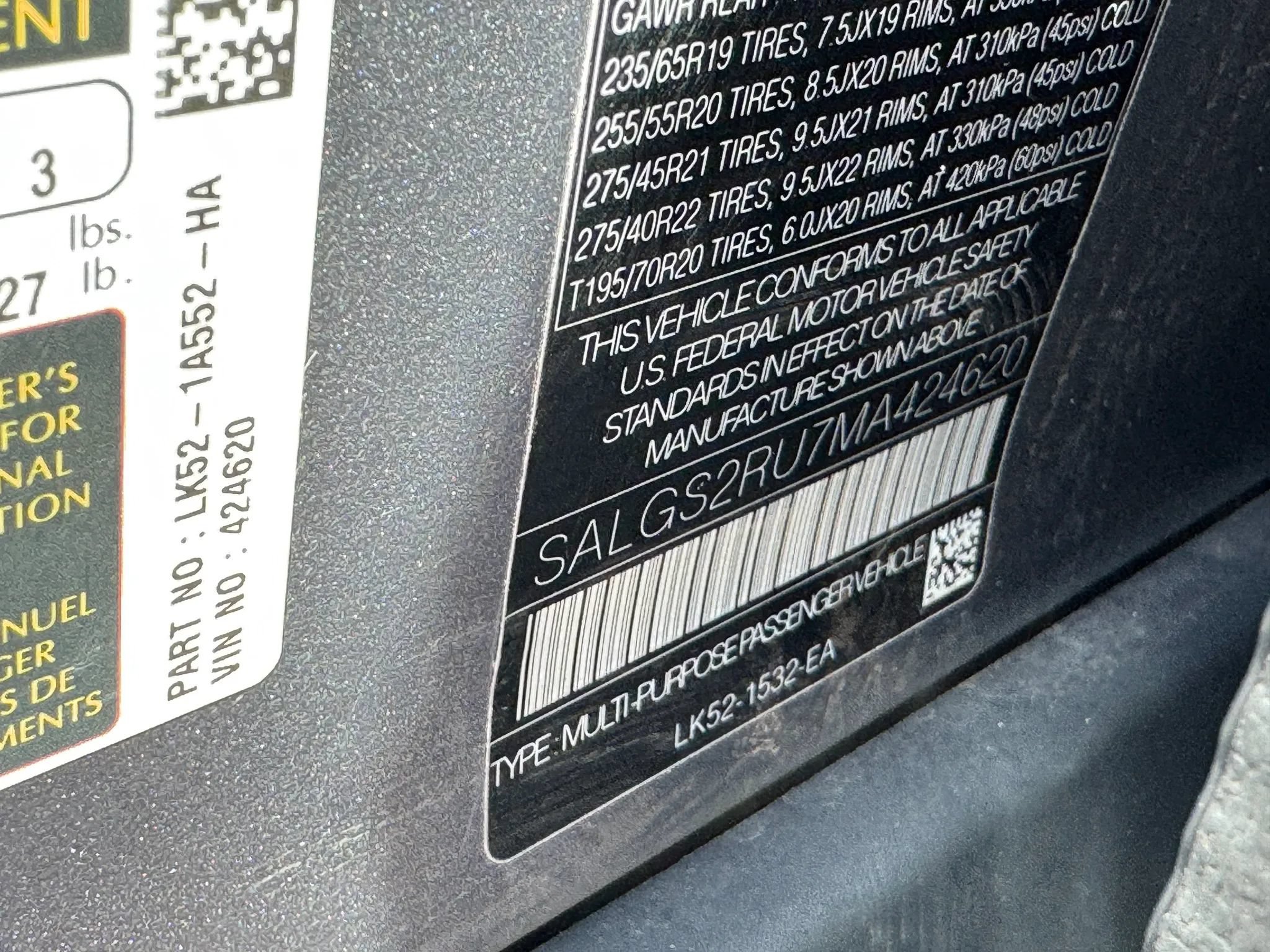 Used 2021 Land Rover Range Rover Westminster Edition AWD/4WD image 44