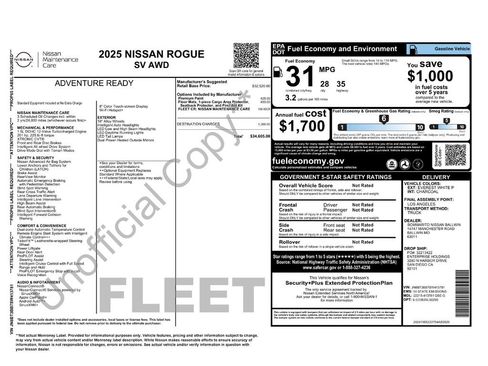 Used 2025 Nissan Rogue SV AWD/4WD image 13