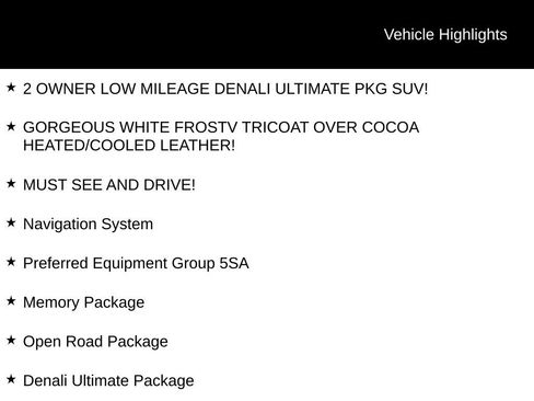 Used 2019 GMC Yukon Denali w/ Denali Ultimate Package AWD/4WD image 5