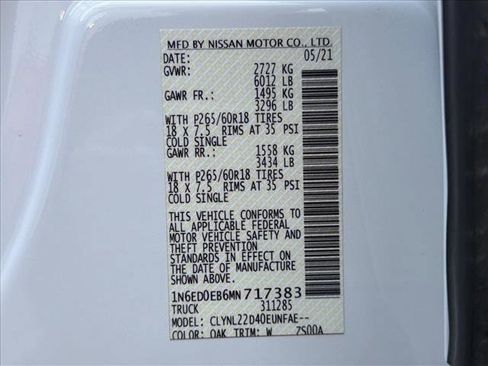 Used 2021 Nissan Frontier SV image 28