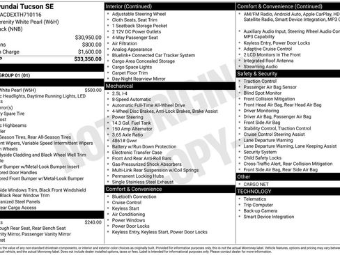 New 2026 Hyundai Tucson SE AWD/4WD image 27