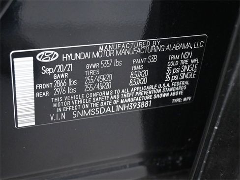 Used 2022 Hyundai Santa Fe Calligraphy w/ Cargo Package image 19