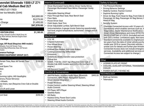 Used 2018 Chevrolet Silverado 1500 LT w/ All Star Edition image 38