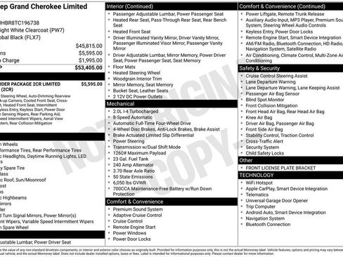 New 2026 Jeep Grand Cherokee Limited AWD/4WD image 21