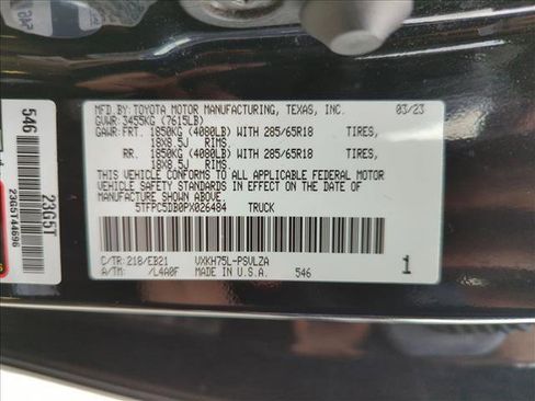 Used 2023 Toyota Tundra TRD Pro AWD/4WD image 25