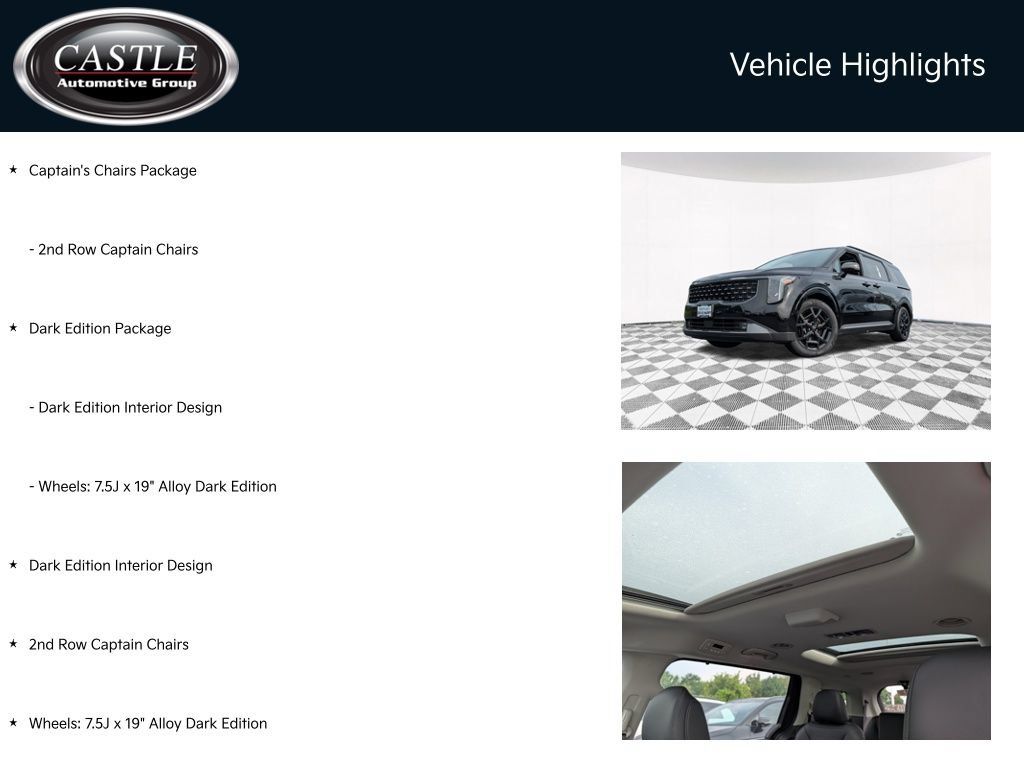 New 2027 Kia Carnival SX w/ Dark Edition Package FWD image 3