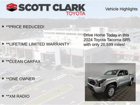 Used 2024 Toyota Tacoma SR5 AWD/4WD image 12
