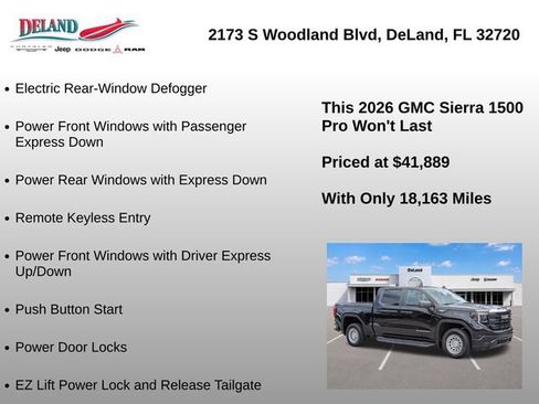 Used 2026 GMC Sierra 1500 Pro w/ Pro Value Package AWD/4WD image 30
