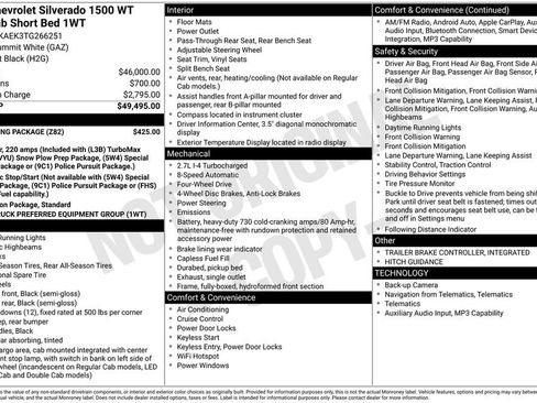 New 2026 Chevrolet Silverado 1500 W/T w/ Trailering Package AWD/4WD image 33