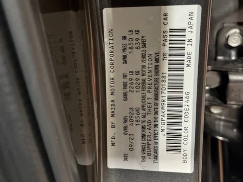 Certified 2024 MAZDA MAZDA3 s FWD image 26