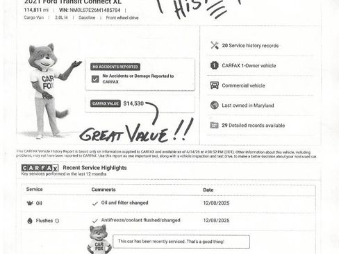 Used 2021 Ford Transit Connect XL image 24