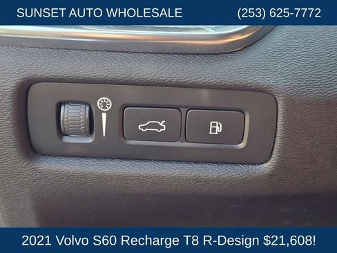 Used 2021 Volvo S60 T8 R-Design w/ Climate Package AWD/4WD image 34