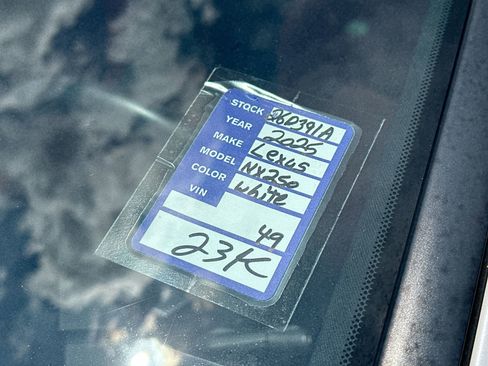Used 2025 Lexus NX 250 FWD w/ Accessory Package (2T) image 26