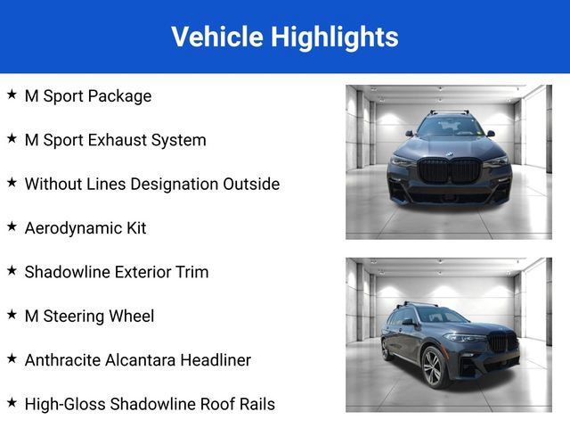 Used 2019 BMW X7 xDrive50i w/ M Sport Package AWD/4WD image 2
