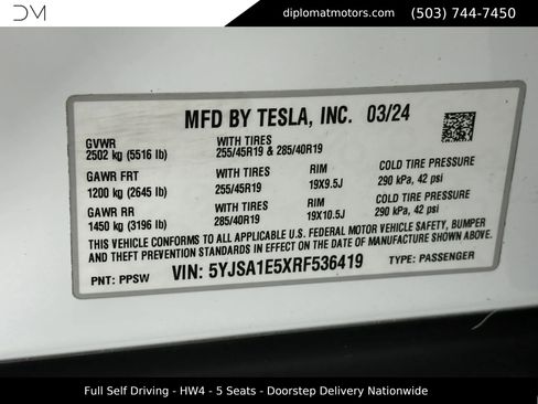 Used 2024 Tesla Model S image 45