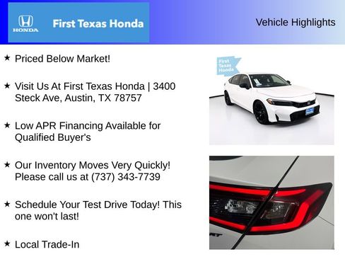 New 2026 Honda Civic Sport image 5