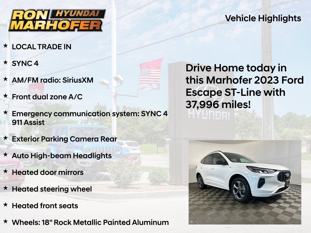Used 2023 Ford Escape ST-Line w/ Tech Pack #1 AWD/4WD image 14